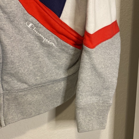 Champion Reverse Weave Colorblock Zip Up Hoodie - Medium - Picture 4 of 11